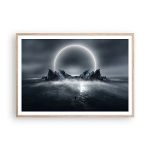 Poster în ramă de stejar deschis - Final de poveste - 100x70 cm