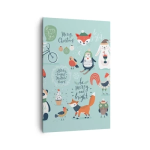 Tablou pe pânză - Să nu se termine niciodată Crăciunul! - 80x120 cm