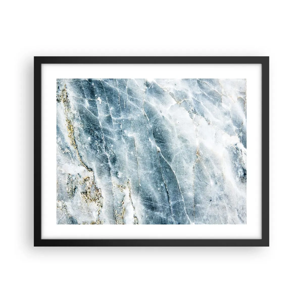 Poster în ramă neagră - Lumea de gheață - 50x40 cm