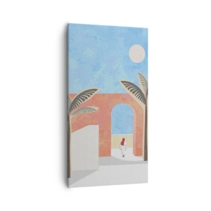 Tablou pe pânză - O zi arabă - 55x100 cm