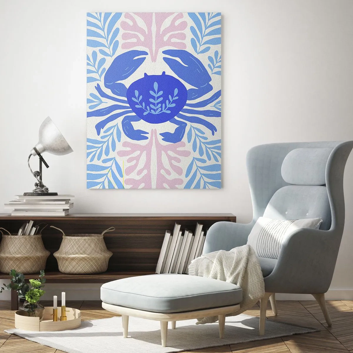 Tablou pe sticlă - Ca o floare de mare - 50x70 cm