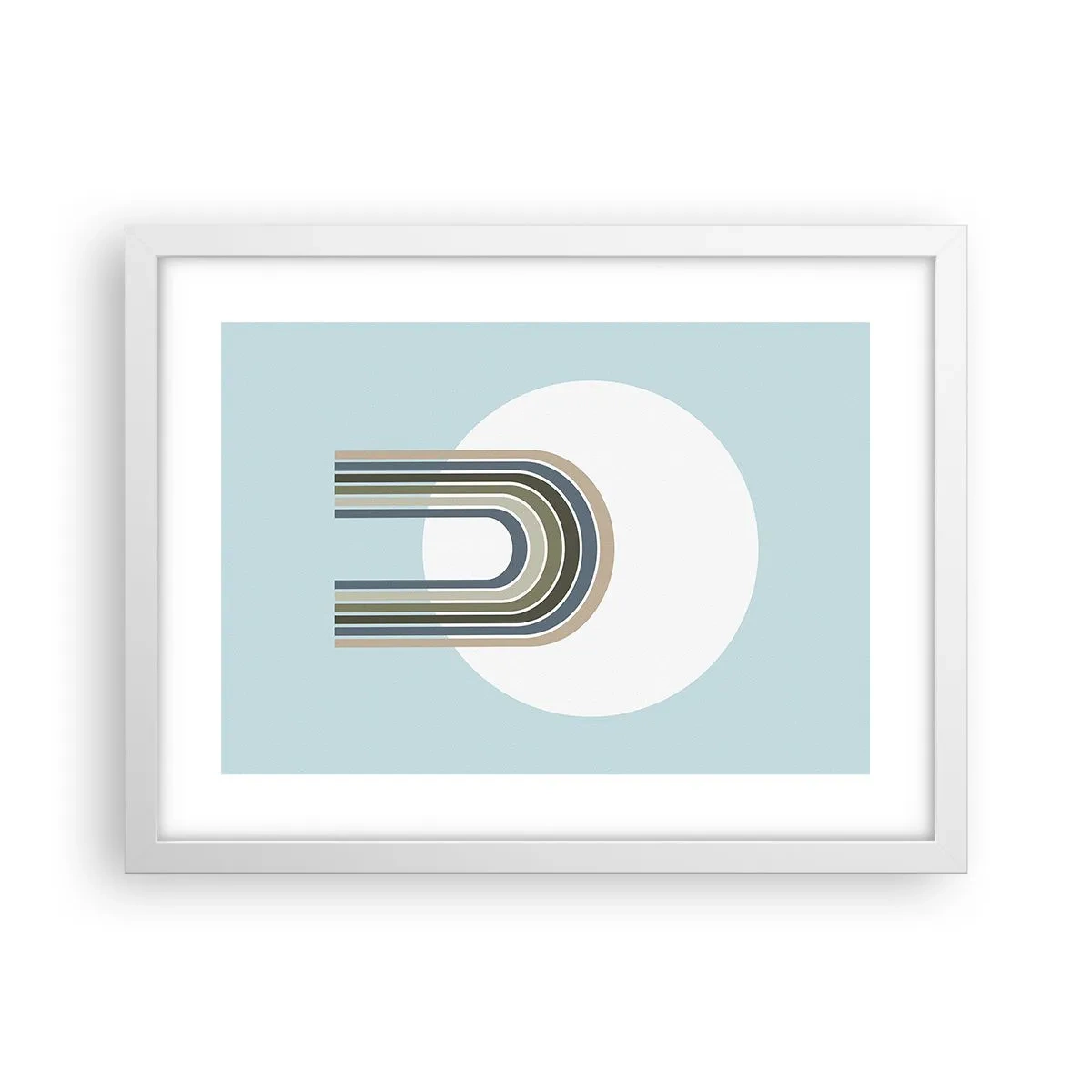 Poster în ramă albă - Atracție irezistibilă - 40x30 cm