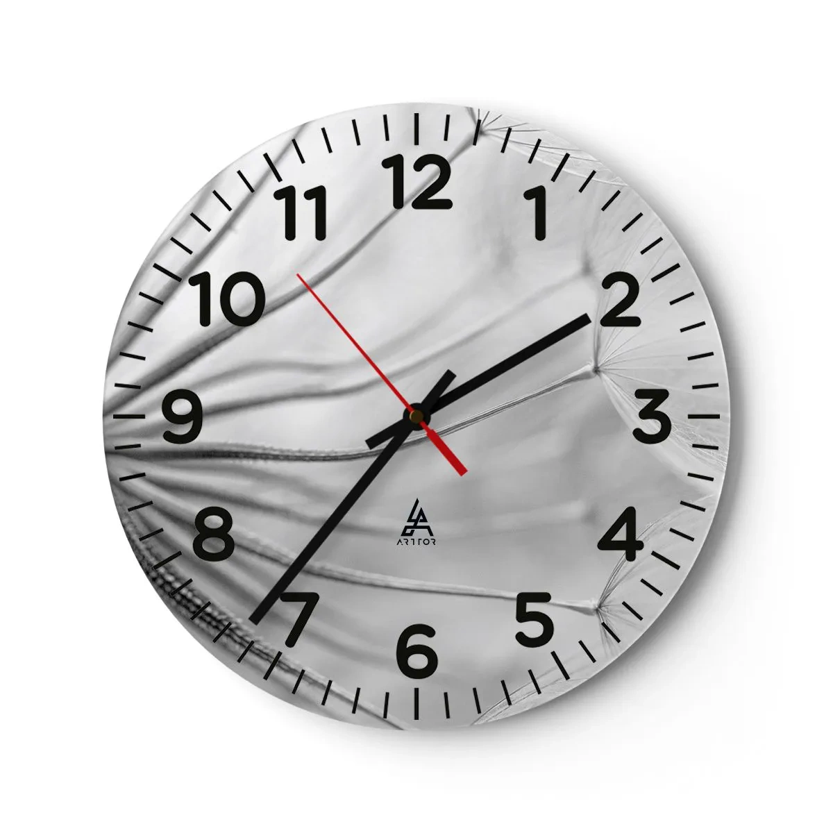 Ceas de perete - Ceas pe sticlă - Suflarea zmeilor - 30x30 cm