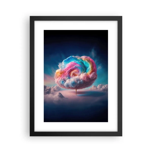 Poster în ramă neagră - Visul unui parc de distracții - 30x40 cm