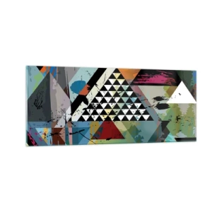 Tablou pe sticlă - Cât de simplu - 100x40 cm