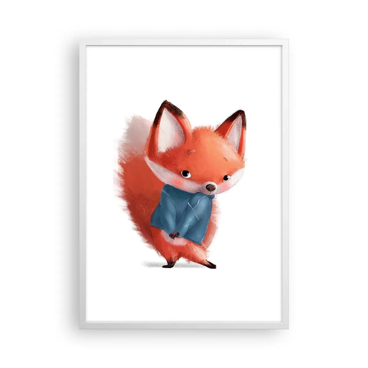 Poster în ramă albă - Îmi vine bine? - 50x70 cm