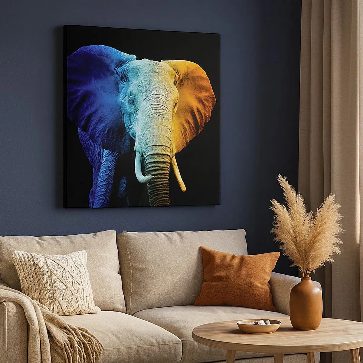 Tablou pe pânză - Excentric, nu ciudat - 30x30 cm