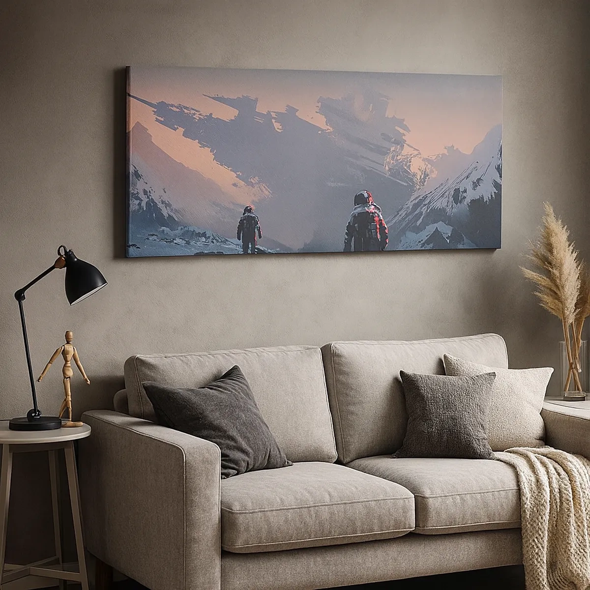 Tablou pe pânză - Sub o stea necunoscută - 30x30 cm