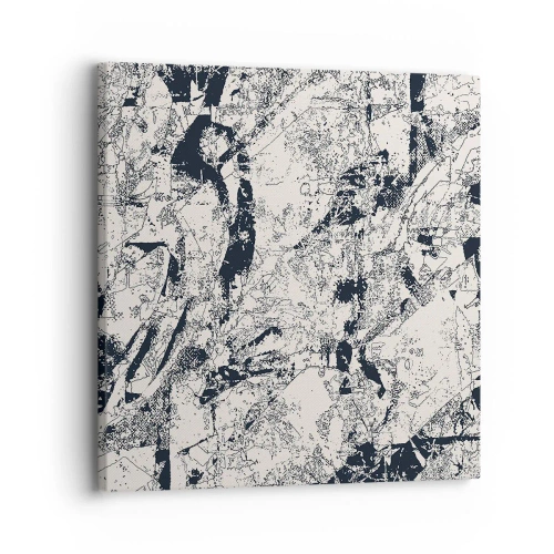 Tablou pe pânză - Întrepătrunderea contrariilor - 30x30 cm