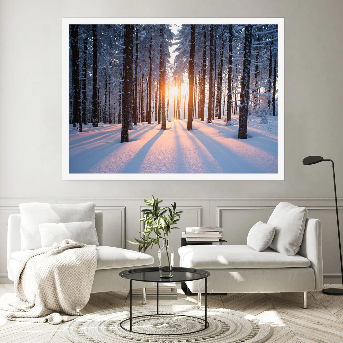 Poster - În mod clar în alb și negru - 40x30 cm