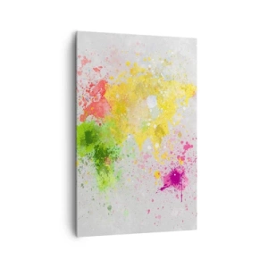 Tablou pe pânză - Toate culorile lumii - 80x120 cm