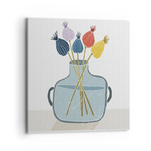 Tablou pe pânză - Paparune sau maci? - 70x70 cm