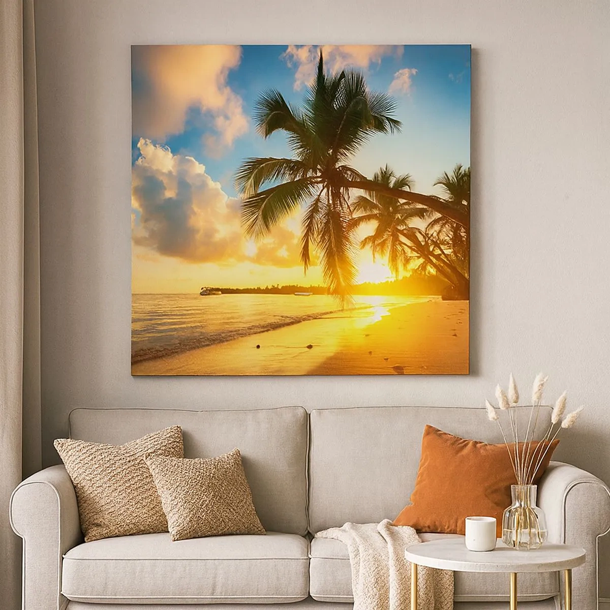 Tablou pe pânză - Visul din Caraibe - 30x30 cm