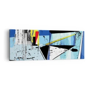 Tablou pe pânză - Privind lumea dintr-un unghi... - 140x50 cm