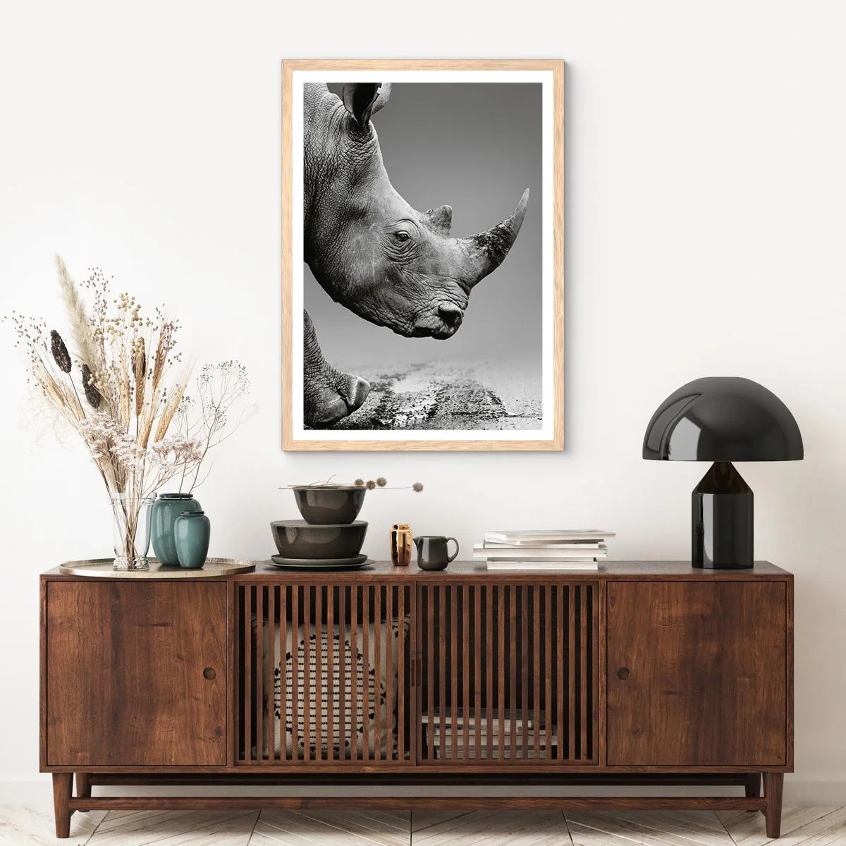 Poster în ramă de stejar deschis - O forță de neoprit - 61x91 cm