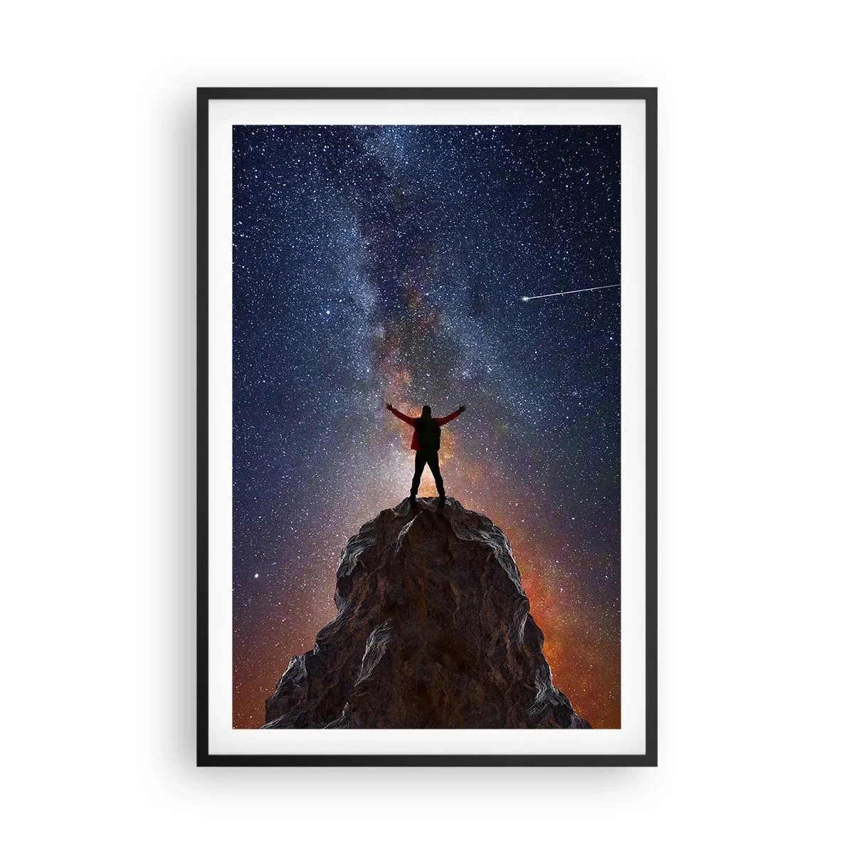 Poster în ramă neagră - Puterea este cu mine! - 61x91 cm