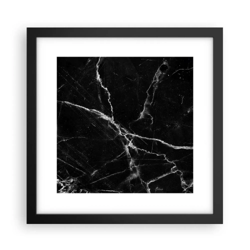 Poster în ramă neagră - Viața secretă a unei pietre - 30x30 cm