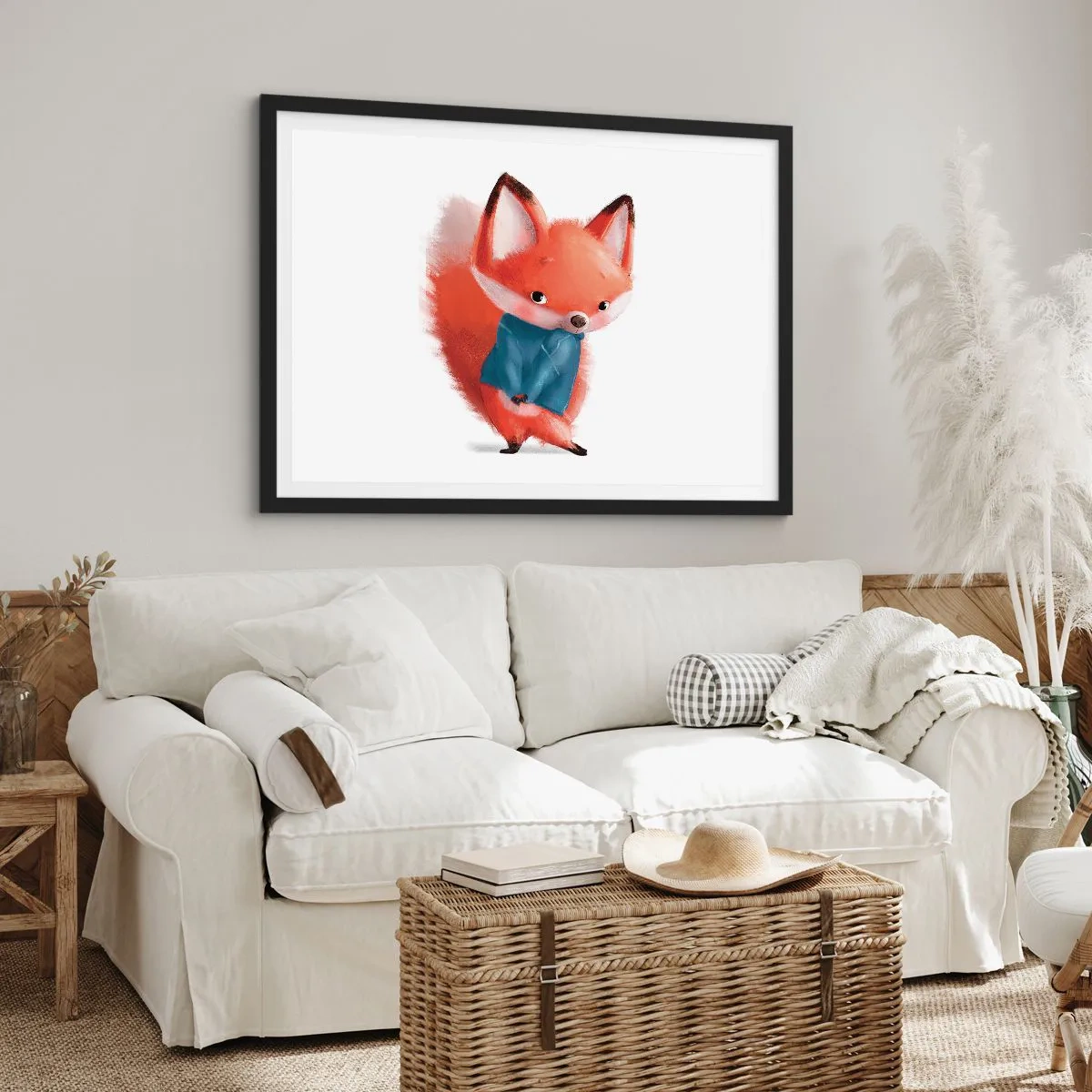 Poster în ramă neagră - Îmi vine bine? - 70x50 cm