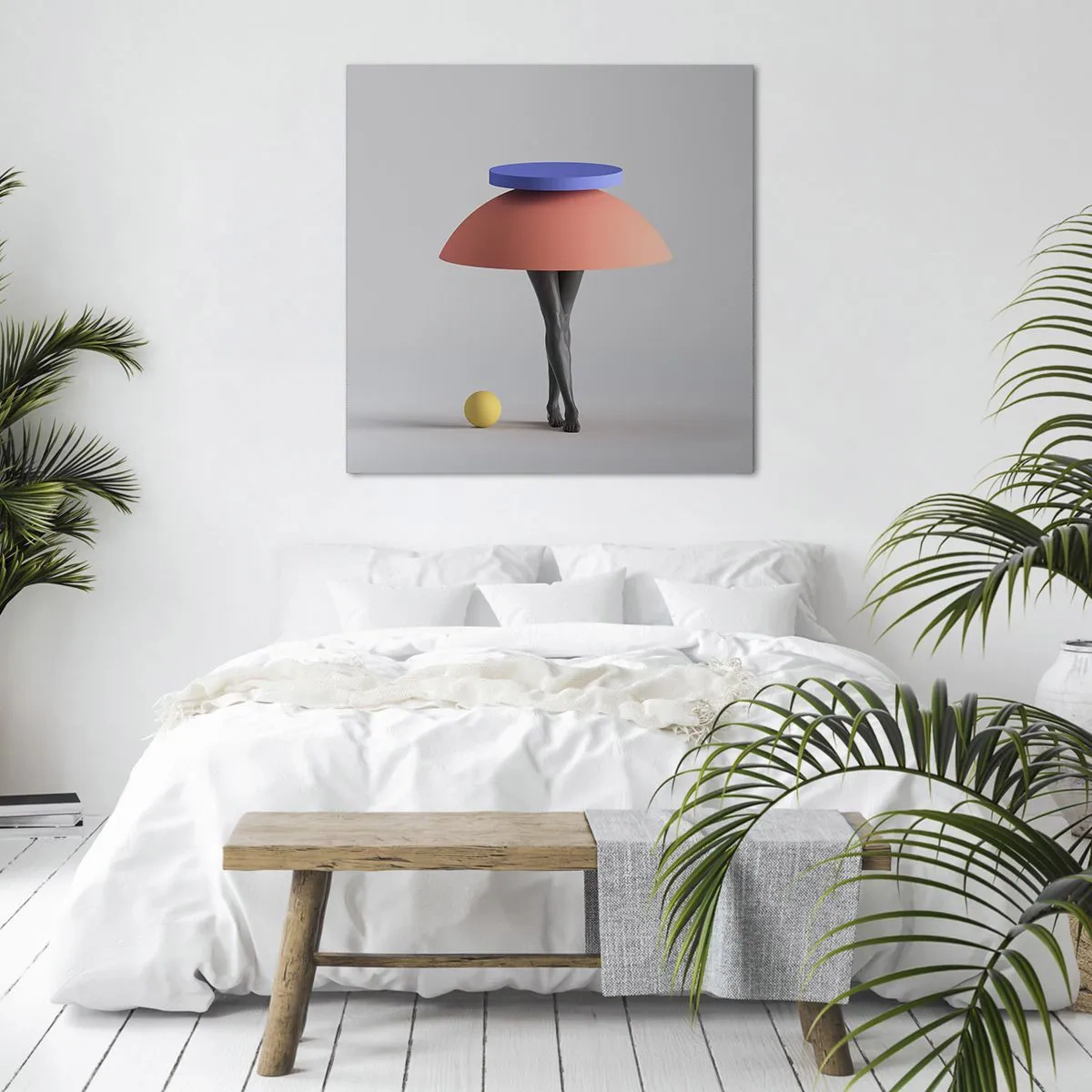 Tablou pe pânză - Compoziție suprarealistă - 60x60 cm