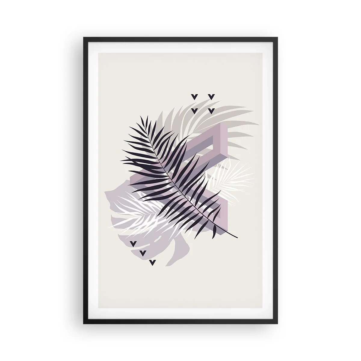 Poster în ramă neagră - Umbra unei umbre - 61x91 cm