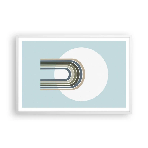 Poster în ramă albă - Atracție irezistibilă - 91x61 cm