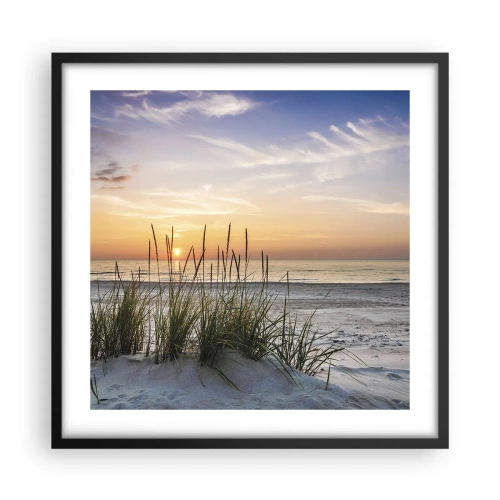 Poster în ramă neagră - Privește, gândește, simte - 50x50 cm