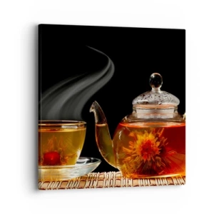 Tablou pe pânză - Magia și arta preparării ceaiului - 40x40 cm