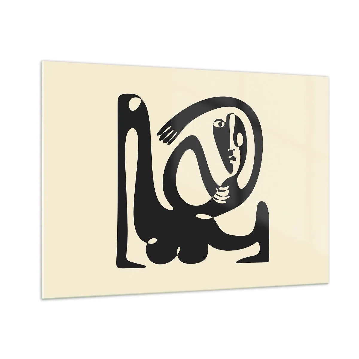 Tablou pe sticlă - Aproape Picasso - 100x70 cm