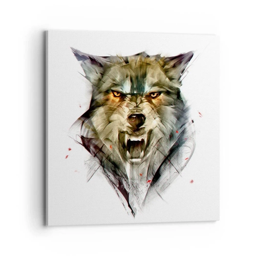 Tablou pe pânză - Nici un pas! - 70x70 cm