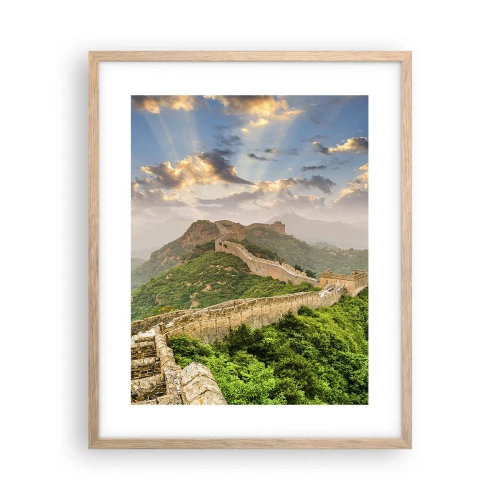 Poster în ramă de stejar deschis - Măreția netrecătoare - 40x50 cm