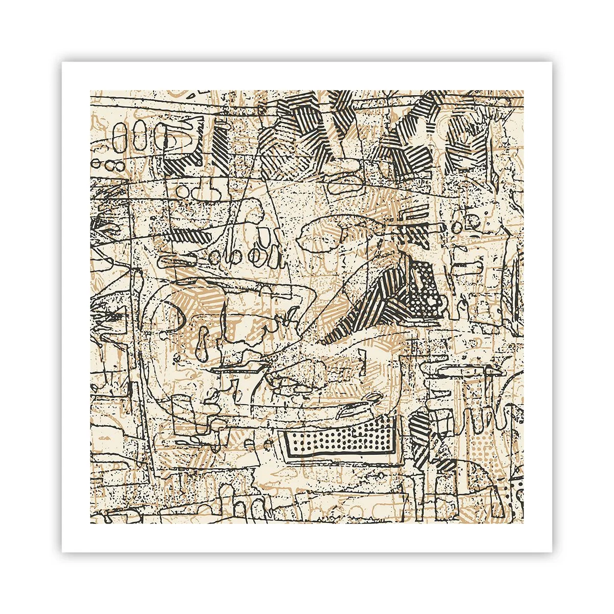 Poster - Așteaptă să fie descifrat - 60x60 cm