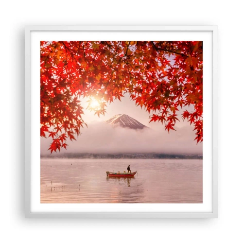 Poster în ramă albă - În stil japonez - 60x60 cm