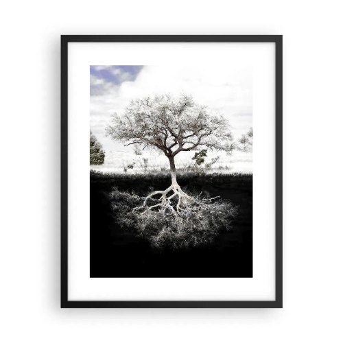 Poster în ramă neagră - Descoperire - 40x50 cm