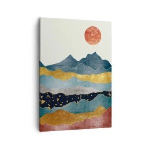 Tablou pe pânză Canvas - Secțiunea transversală a lumii - 50x70 cm
