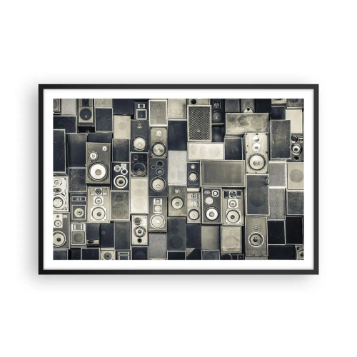 Poster în ramă neagră - Și totul este în regulă - 91x61 cm