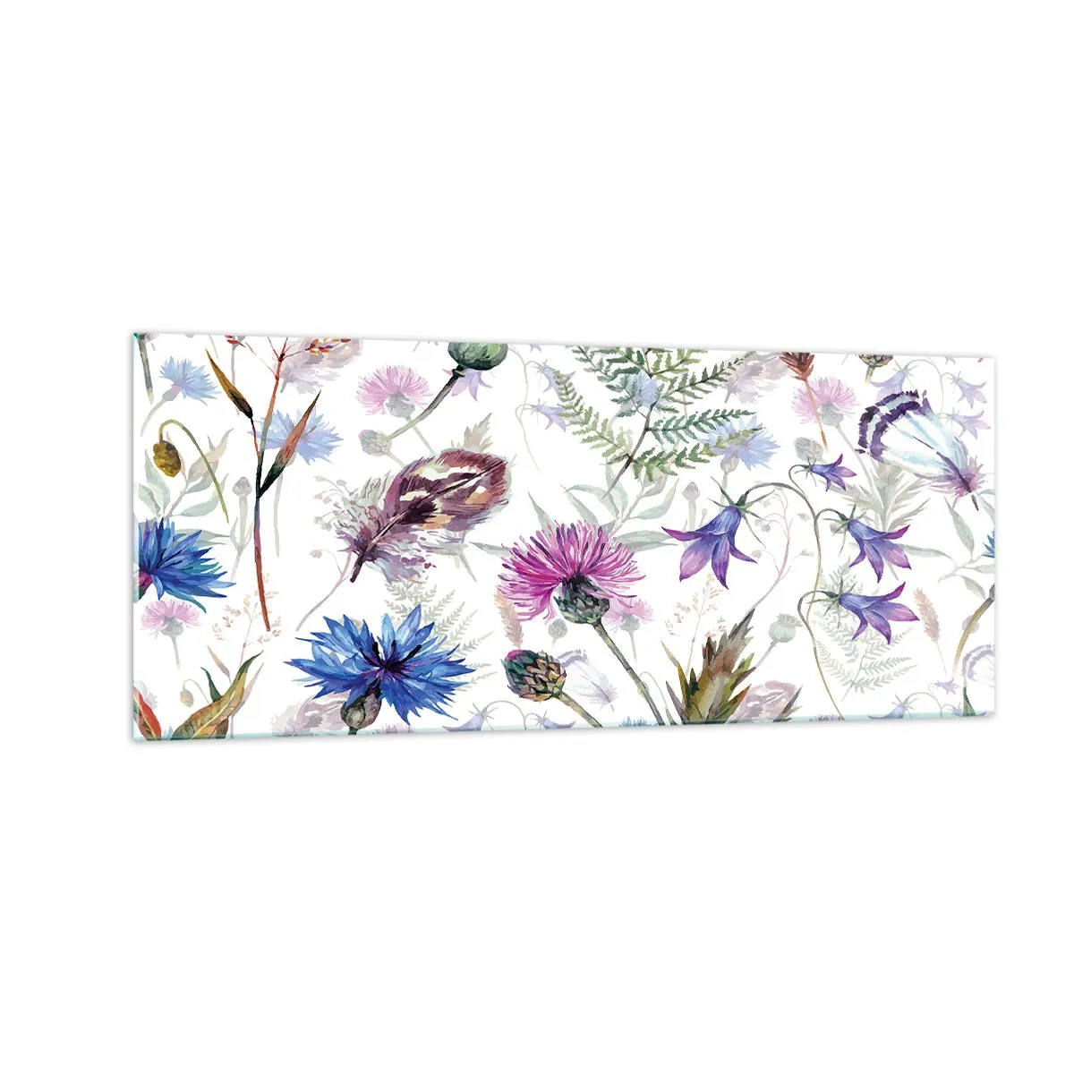 Tablou pe sticlă - Ierbarul polonez - 100x40 cm