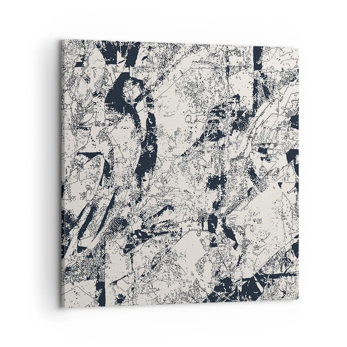 Tablou pe pânză - Întrepătrunderea contrariilor - 50x50 cm