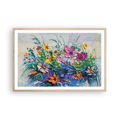 Poster în ramă de stejar deschis - Nu este deloc o natură moartă - 91x61 cm