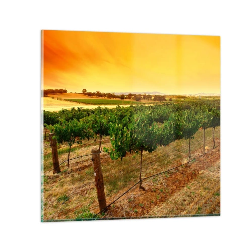 Tablou pe sticlă - Să bem soarele - 30x30 cm