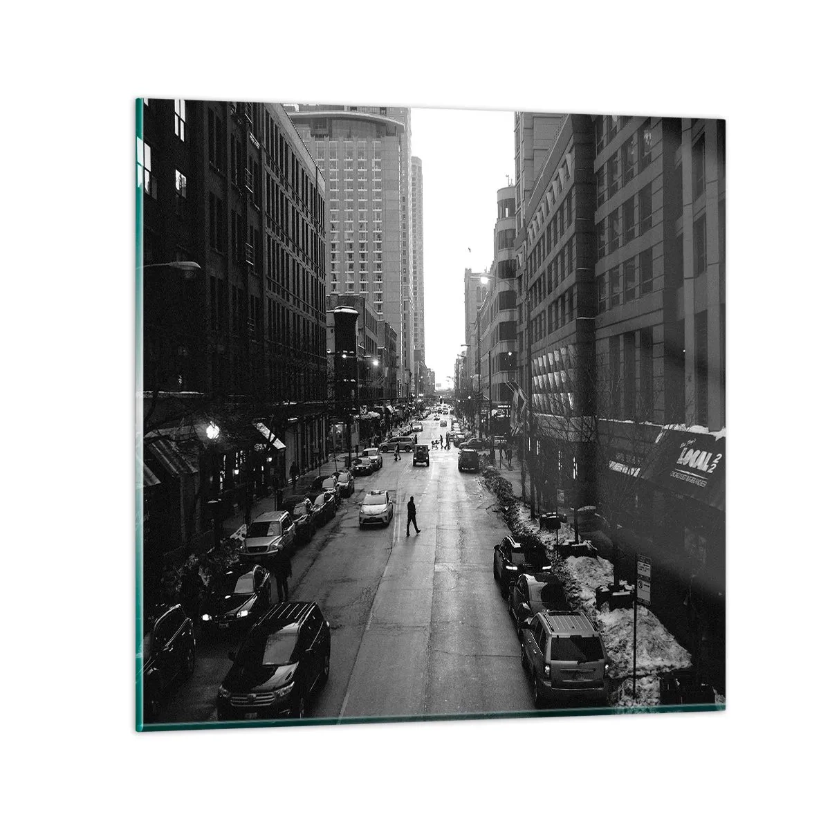 Tablou pe sticlă - O altă zi ca în fiecare zi - 40x40 cm