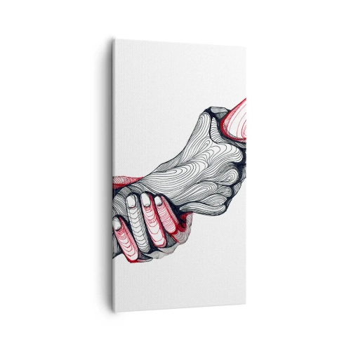 Tablou pe pânză - Ești pe mâini bune - 55x100 cm