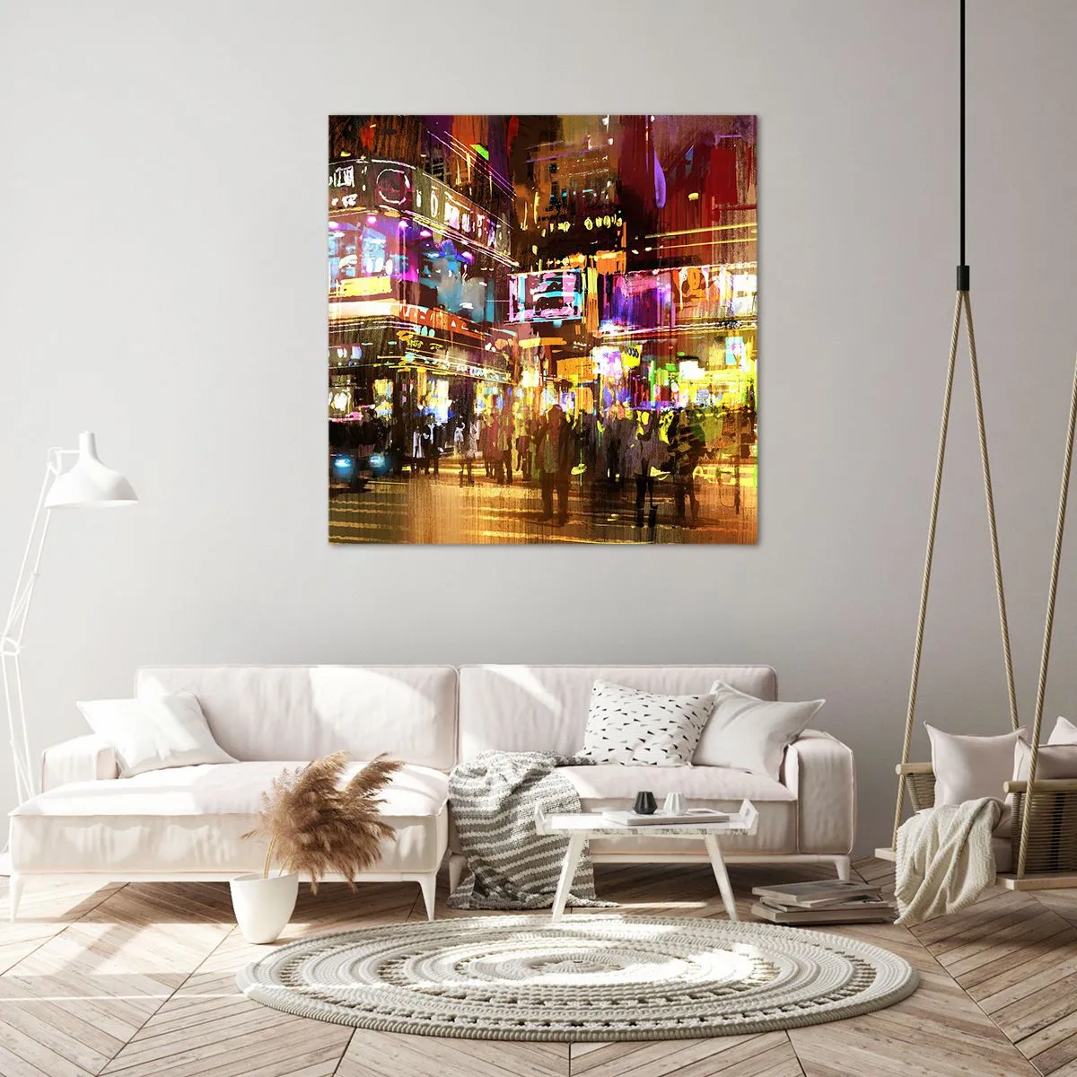 Tablou pe pânză - Într-o mare de lumină - 30x30 cm