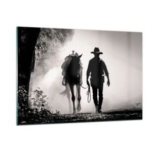 Tablou pe sticlă - Texas de dimineața - 120x80 cm