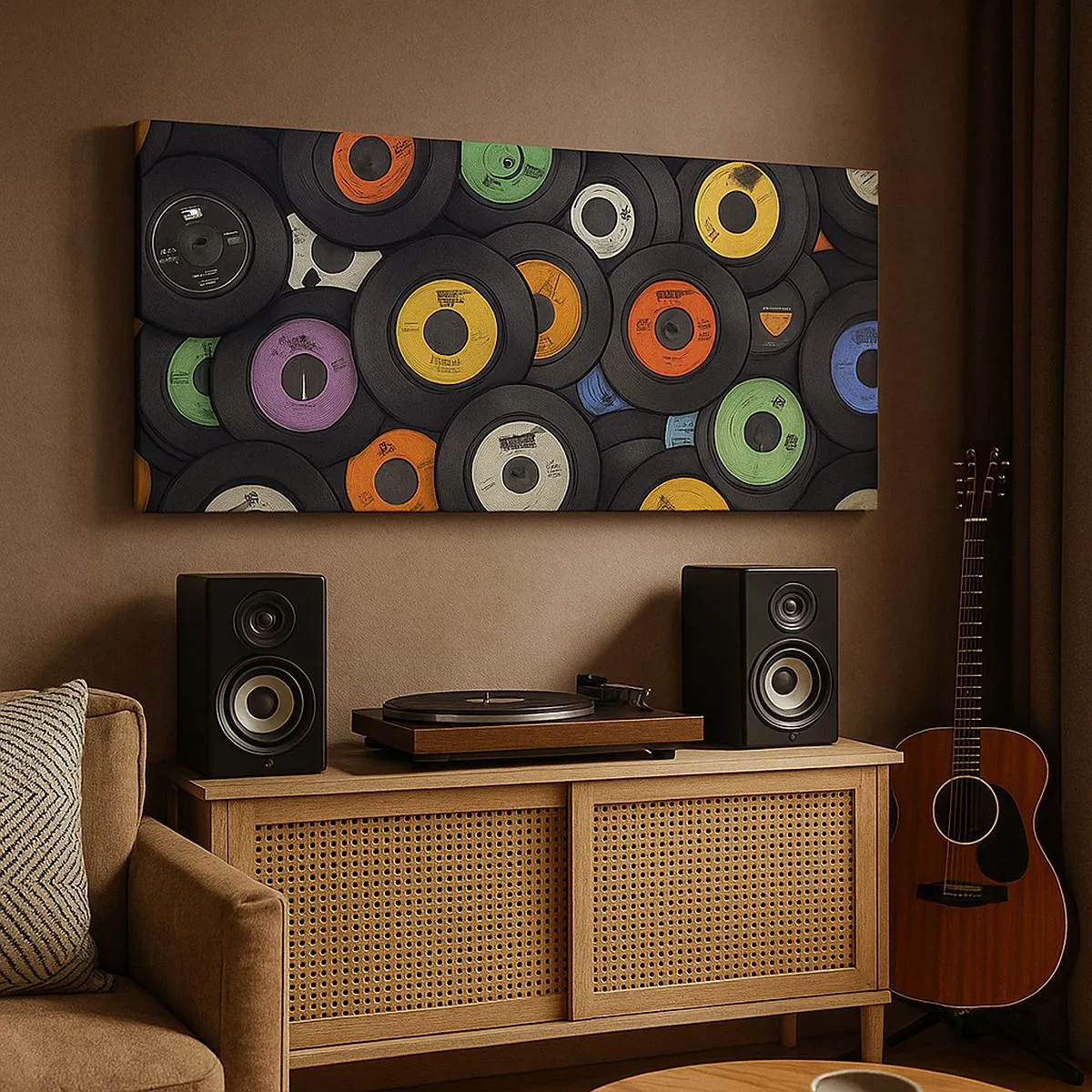 Tablou pe pânză - Culorile clasicilor - 100x40 cm