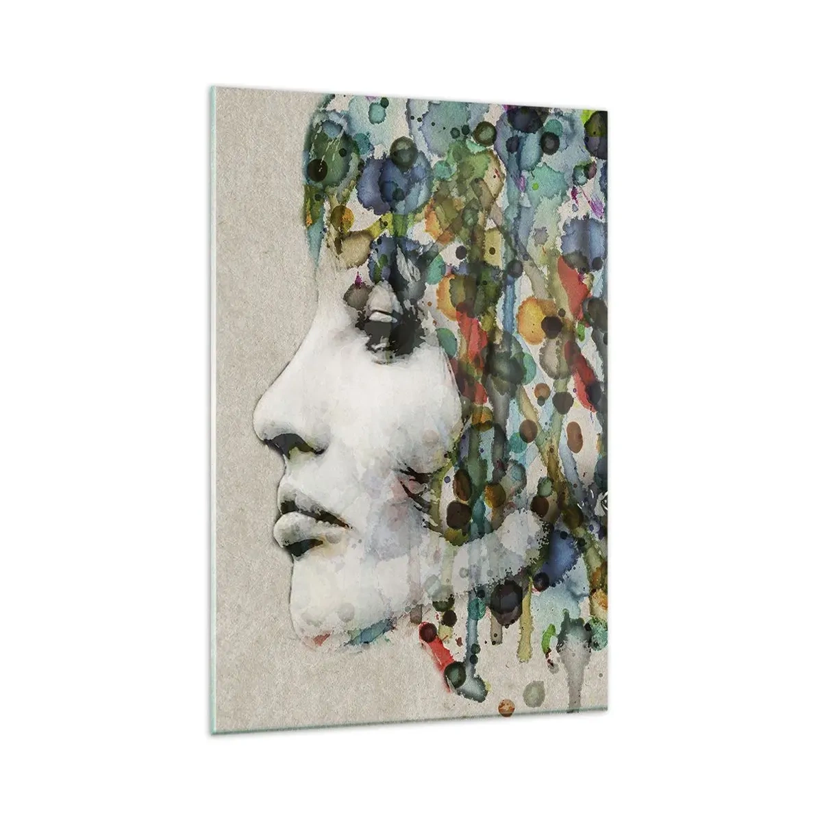 Tablou pe sticlă - A ieșit din cenușiu - 80x120 cm