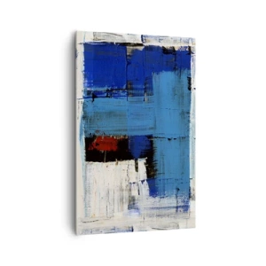 Tablou pe pânză - Secretul albastru - 80x120 cm
