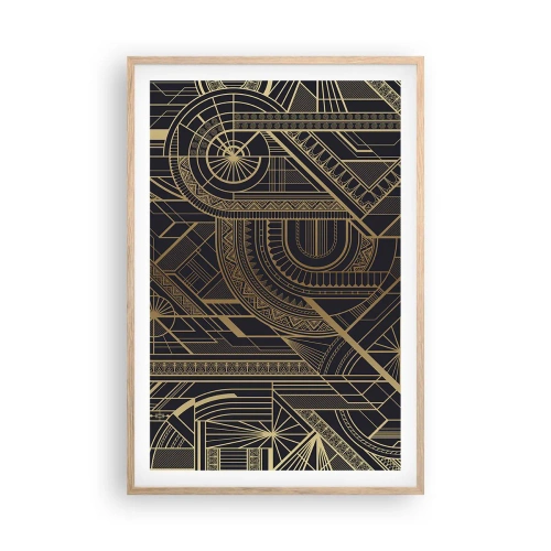 Poster în ramă de stejar deschis - Concepte, idei, planuri - 61x91 cm