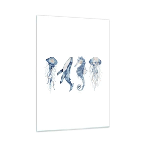 Tablou pe sticlă - Fauna marină sălbatică - 50x70 cm