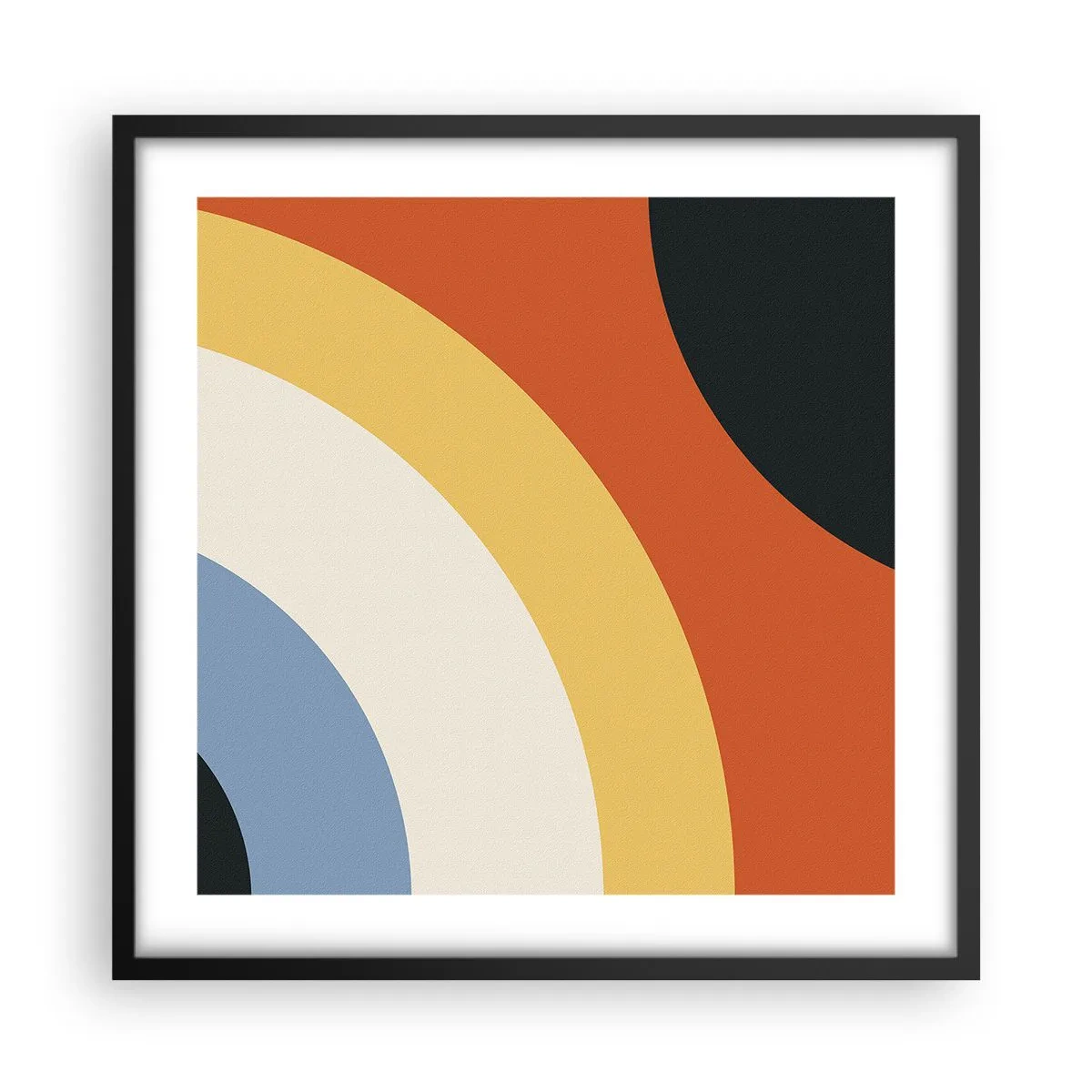 Poster în ramă neagră - Spre sine - 50x50 cm