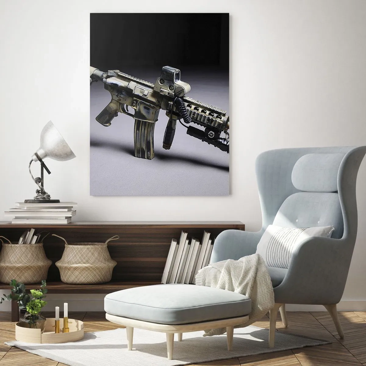 Tablou pe sticlă - Întotdeauna amenințătoare - 50x70 cm